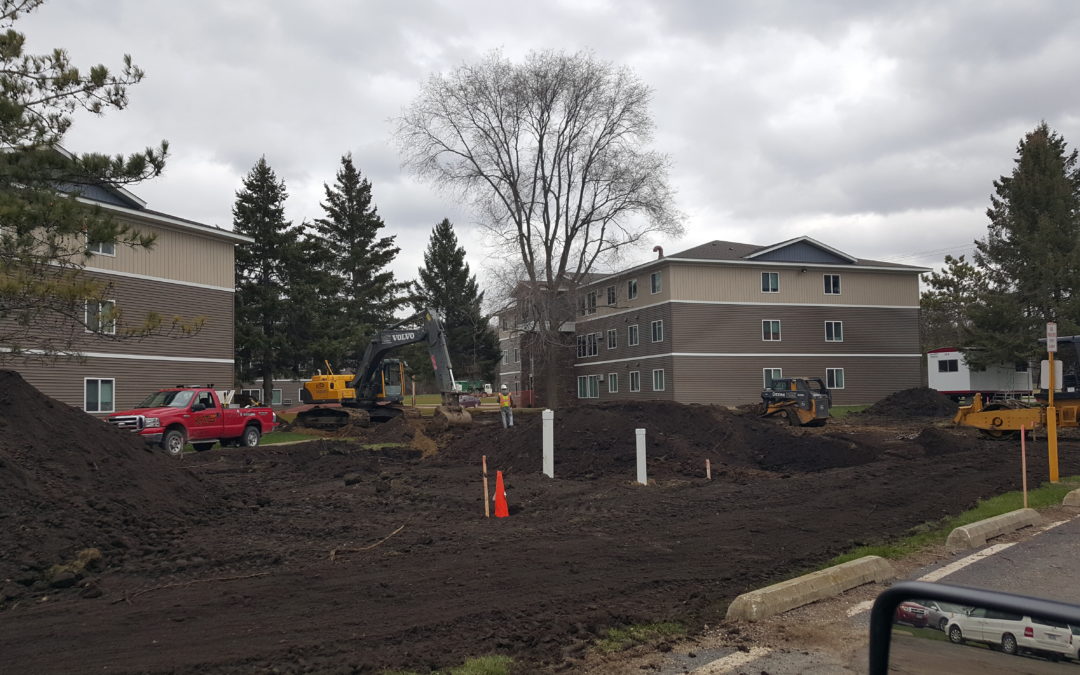 Digging Has Began for the New Quarters Leasing Office